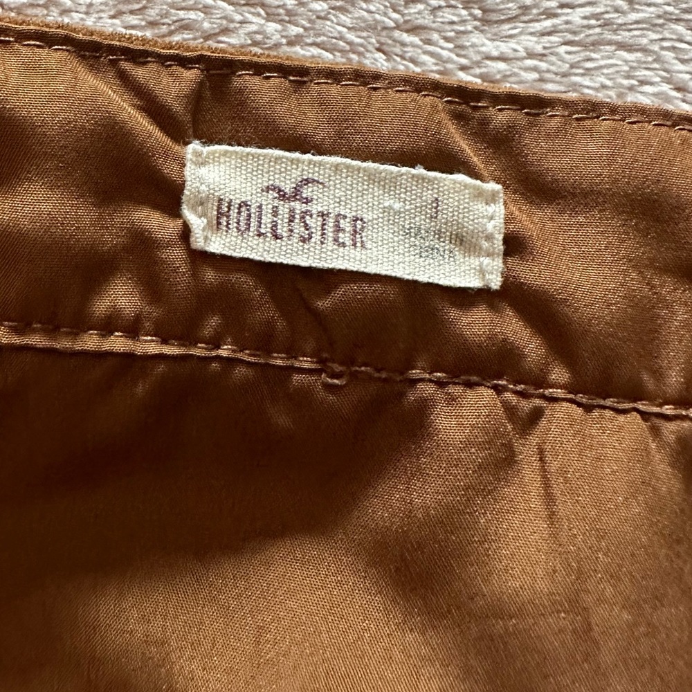 Faux Suede Patchwork Mini Skirt - Size 3. - Picture 3 of 7